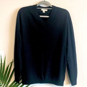 Turnbury 100% Cashmere Sweater in Black men’s size Large